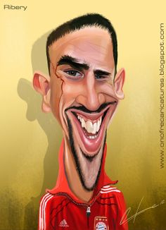 Top 10 des caricatures de Franck Ribéry