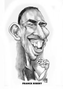 Franck Ribéry caricature phrase culte