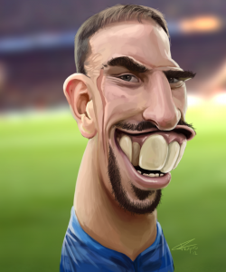 Franck ribéry phrase culte caricature