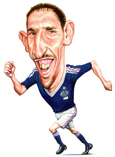 Franck Ribery phrases cultes caricatures