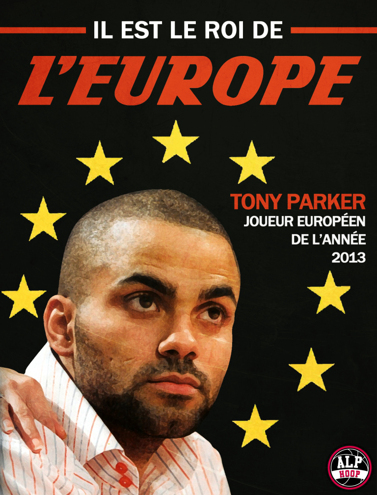 Parker joueur européen de l'année 2013 (crédits: Alphoop)